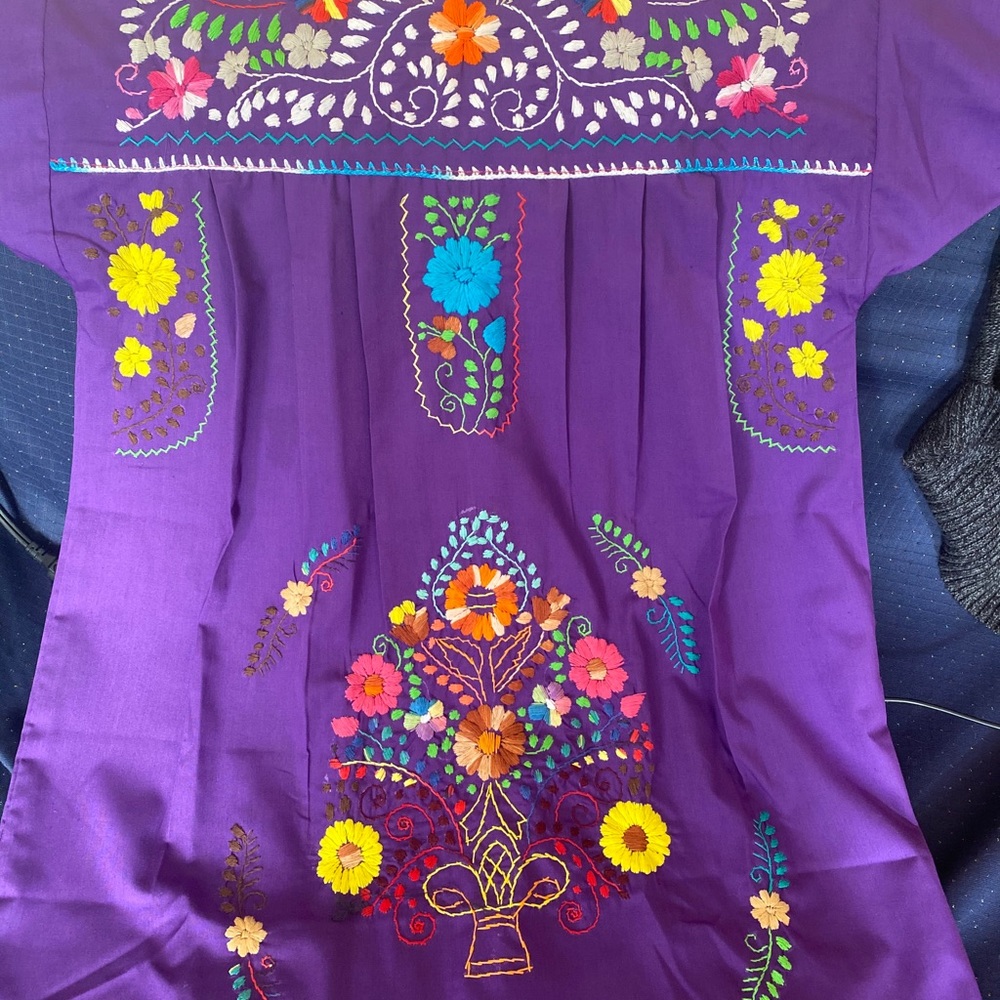 🇲🇽 NWT Traditional Mexican short dress. - Picture 3 of 6